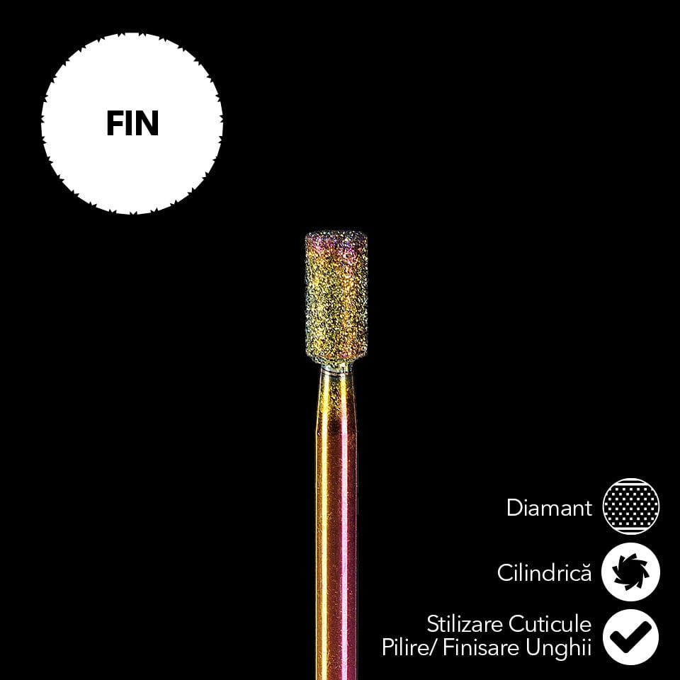 Capat Freza Diamant LUXORISE Cilindrica, fina CD25 - 1 | YEO