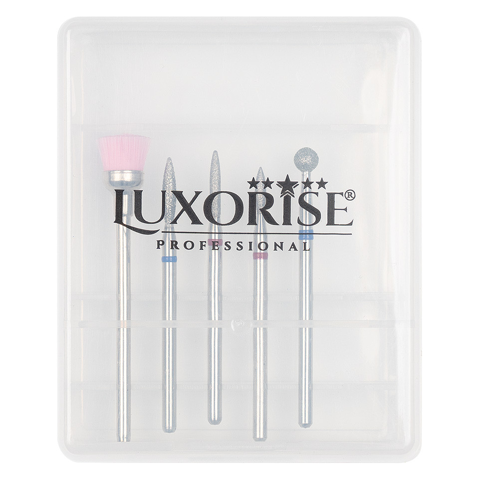Capete Freza Unghii Diamantate LUXORISE #25, set 5 buc - 2 | YEO