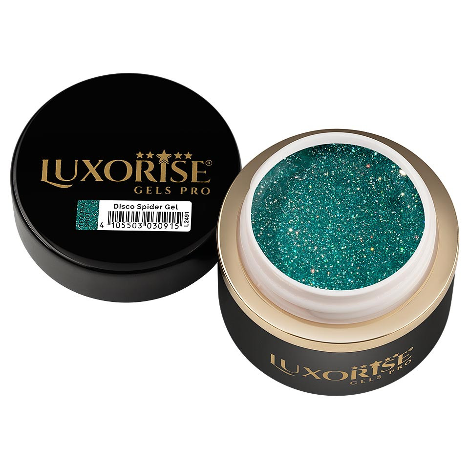 Disco Spider Gel LUXORISE, Light Green - Tequila Shot, 5ml - 2 | YEO