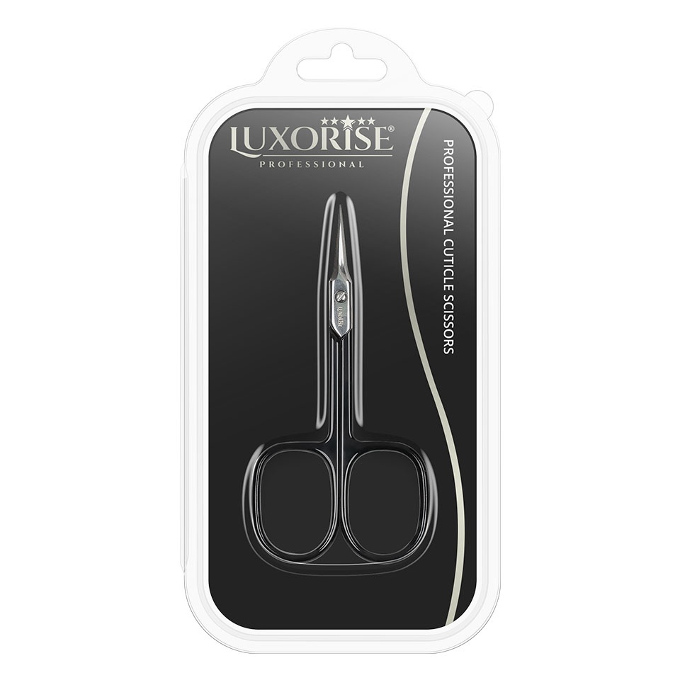 Forfecuta Cuticule Profesionala LUXORISE, Extra Sharp Black - 2 | YEO