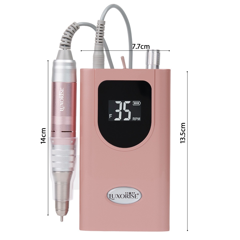 Freza Unghii Portabila StarMotion PRO 35.000 RPM - LUXORISE, Rose Gold - 3 | YEO