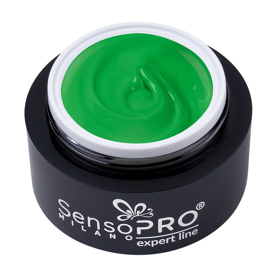 Gel Colorat UV SensoPRO Milano Expert Line - Lucky Green 5ml - 1 | YEO