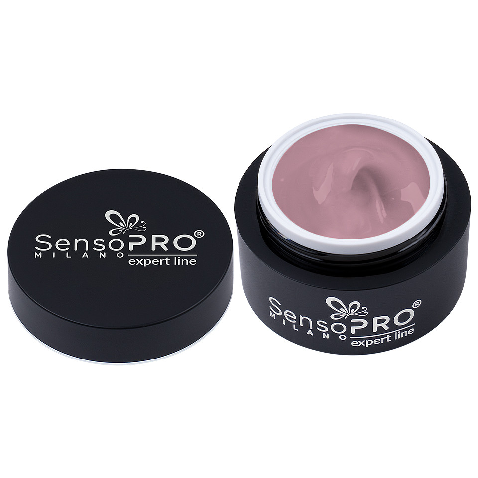 Gel Constructie Unghii Expert Line SensoPRO Milano - Rose Pink 15ml - 1 | YEO