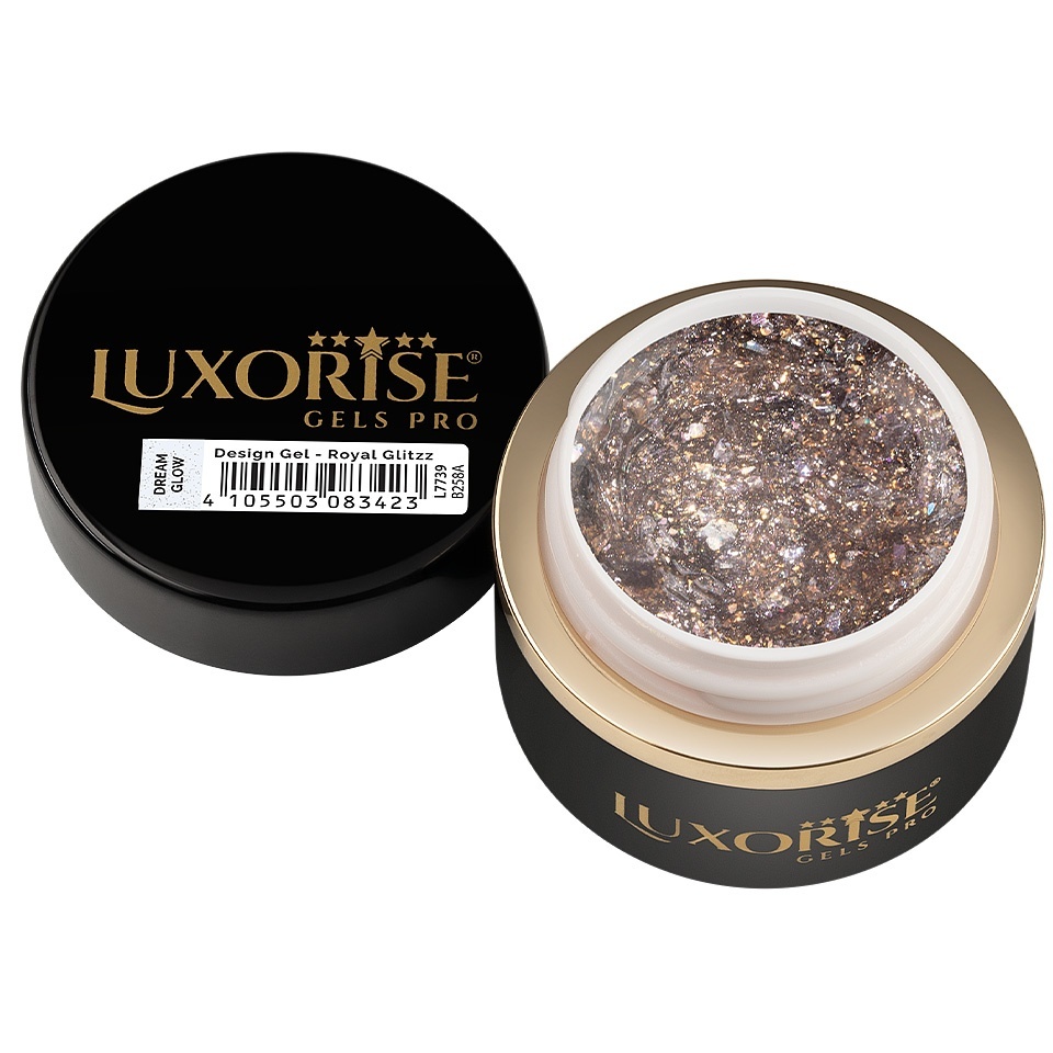 Gel Design 3D LUXORISE - Royal Glitz, Dream Glow 5ml - 2 | YEO