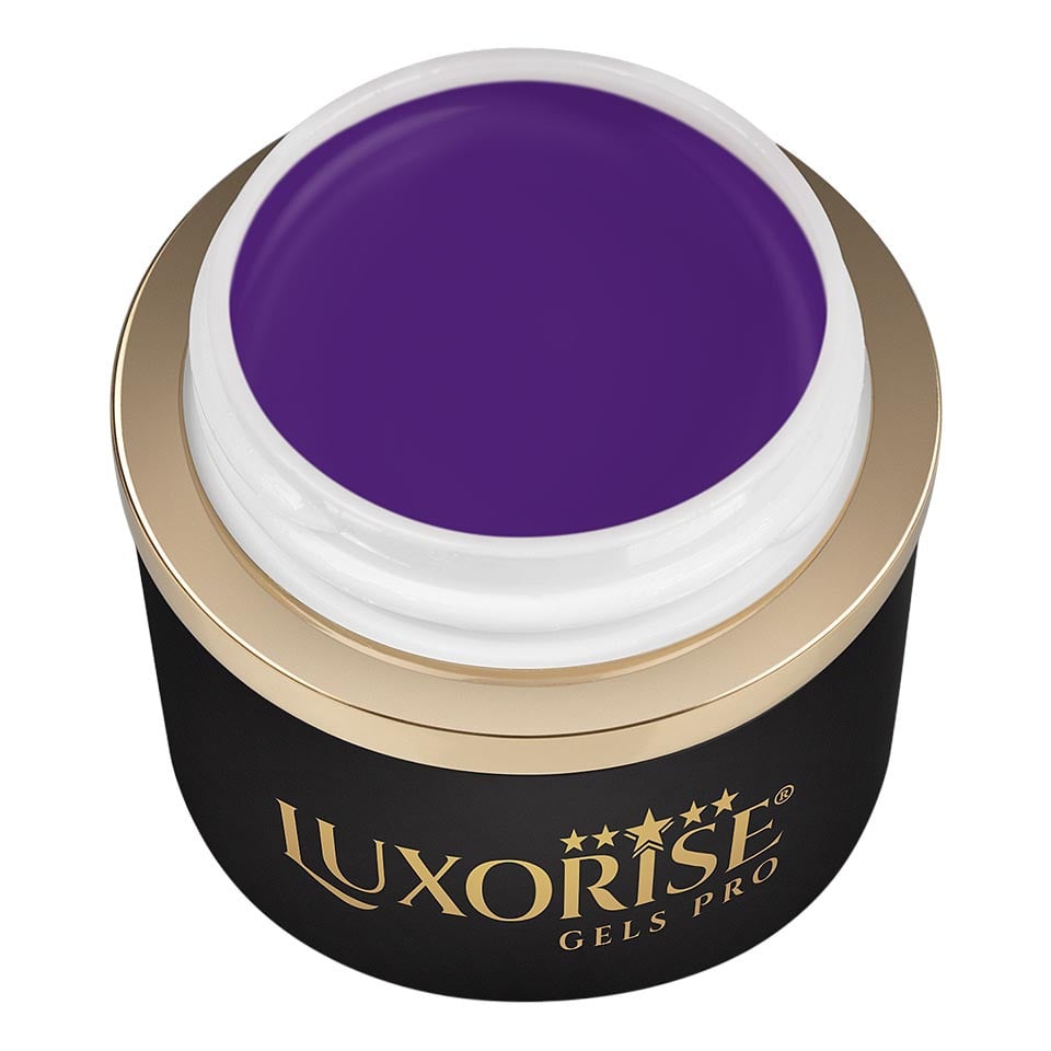 Gel Pictura Unghii LUXORISE Perfect Line - Deep Purple, 5ml - 2 | YEO