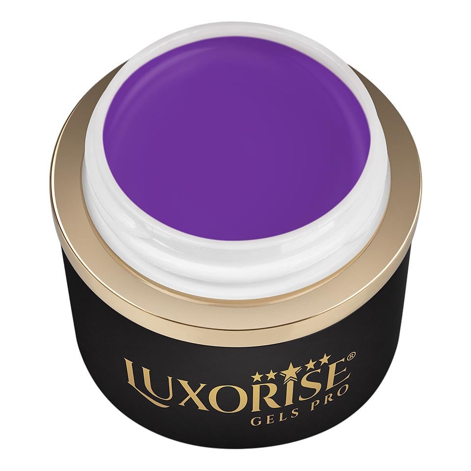 Gel Pictura Unghii LUXORISE Perfect Line - Electric Purple, 5ml - 2 | YEO