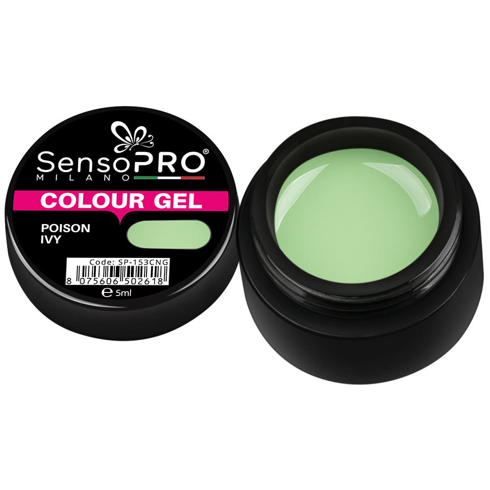 Gel UV Colorat Poison Ivy 5ml, SensoPRO Milano