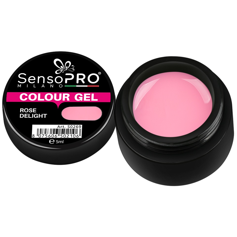 Gel UV Colorat Rose Delight, SensoPRO Milano - 3 | YEO