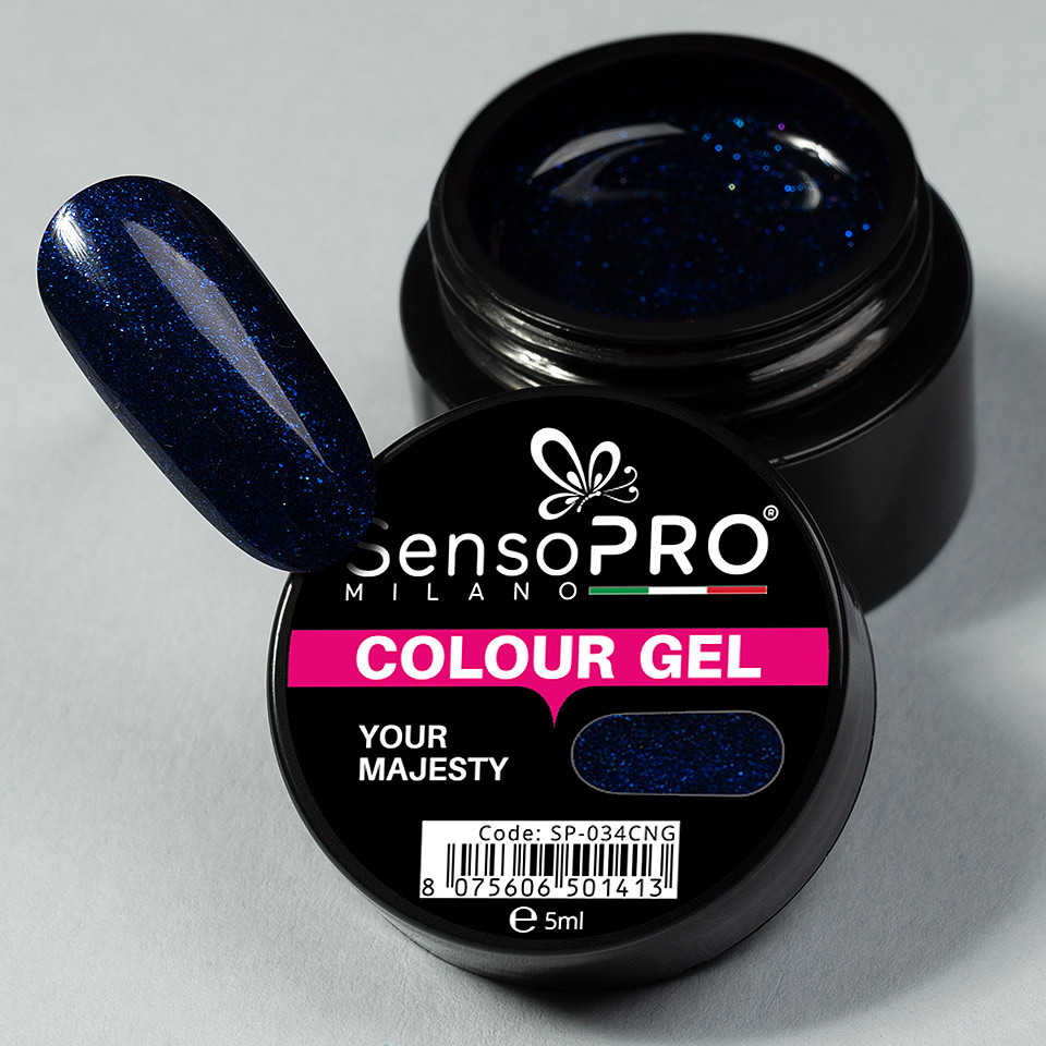 Gel UV Colorat Your Majesty 5ml, SensoPRO Milano - 2 | YEO