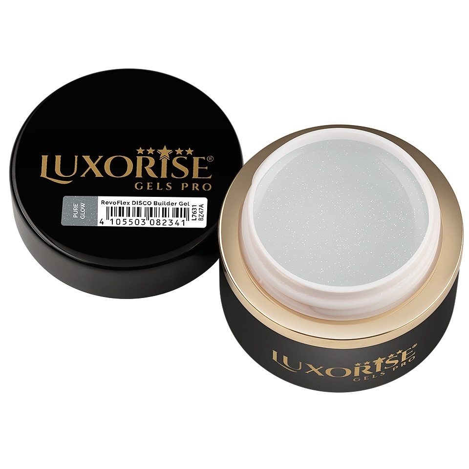 Gel UV Constructie Unghii RevoFlex Disco LUXORISE 15ml, Pure Glow - 1 | YEO