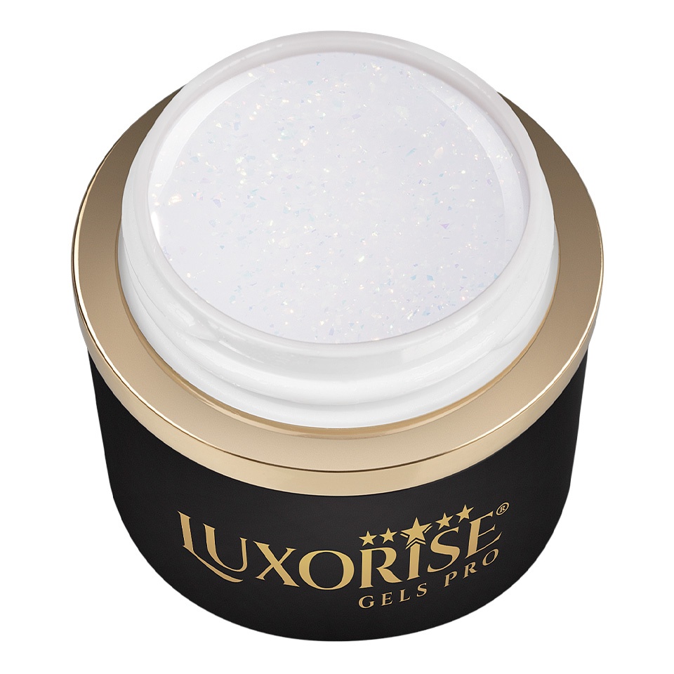 Gel UV Constructie Unghii RevoFlex LUXORISE 30ml, Angelic Glimmer