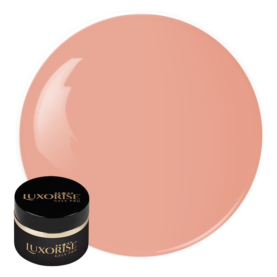 Gel UV Constructie Unghii RevoFlex LUXORISE 30ml, Cover Peach