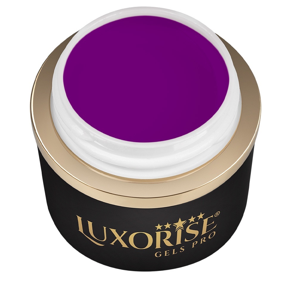 Gel UV Constructie Unghii RevoFlex Neon LUXORISE 15ml, Purple - 3 | YEO