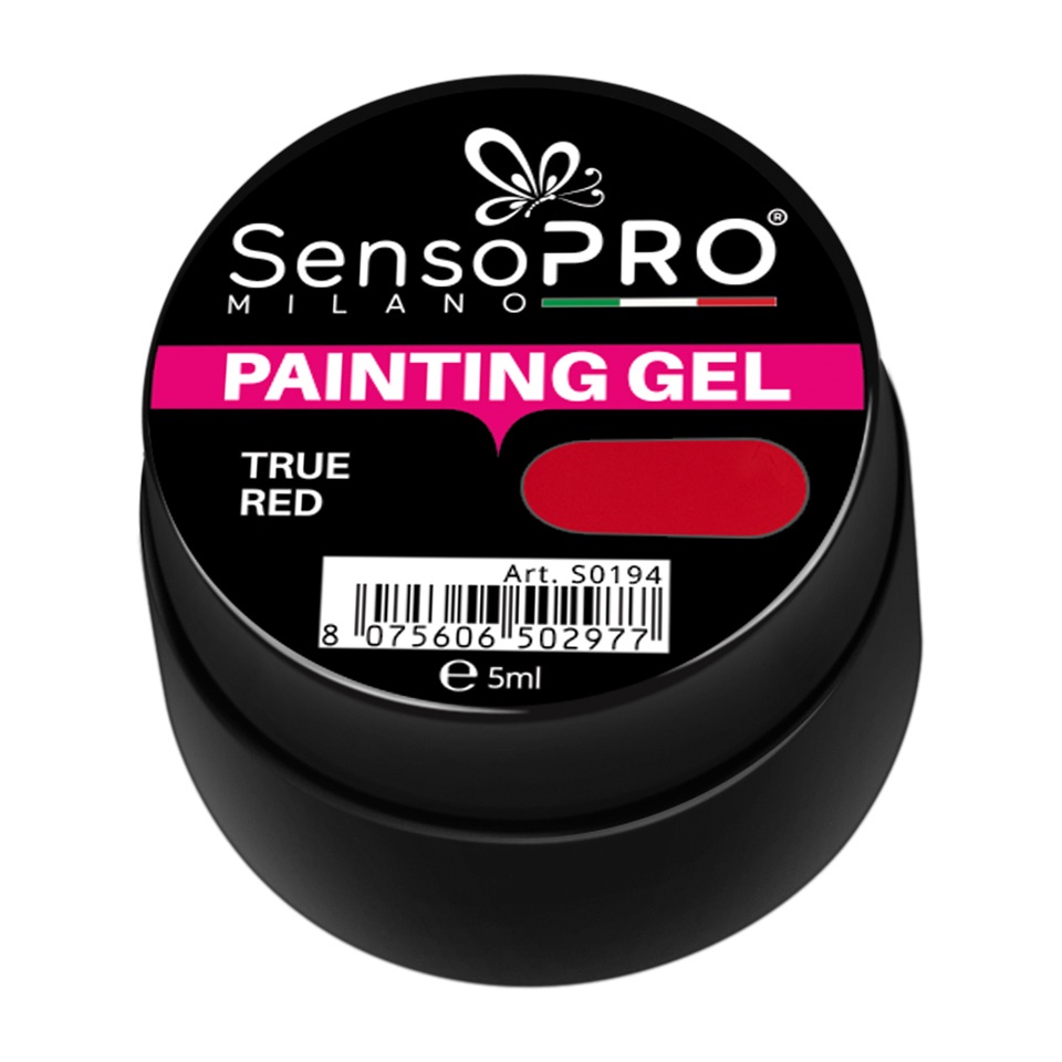 Gel UV Pictura Unghii True Red 5ml, SensoPRO Milano - 1 | YEO