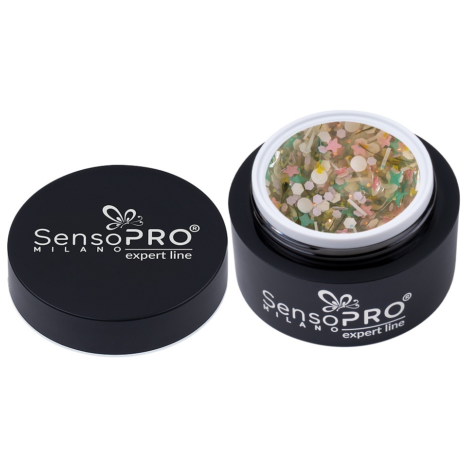 Gel UV Transparent Bloom Dream, SensoPRO Milano Expert Line - Glace Mist 5ml - 3 | YEO