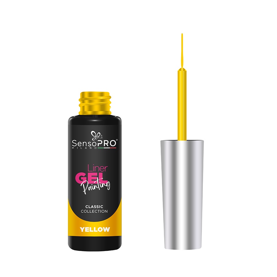 Liner Gel UV Pictura Unghii SensoPRO Milano Classic - Yellow 8ml - 1 | YEO