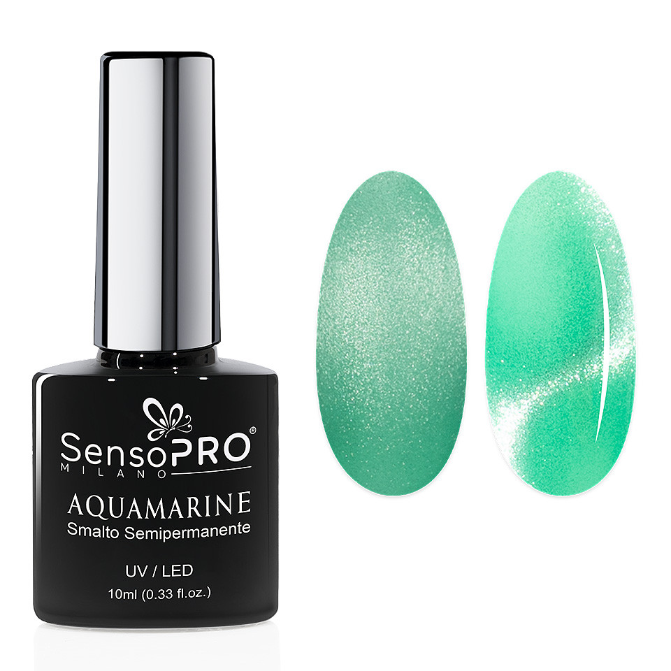 Oja Semipermanenta Aquamarine SensoPRO Milano 10ml, Laguna Bliss - 1 | YEO