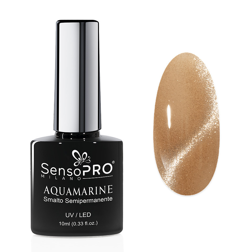 Oja Semipermanenta Aquamarine SensoPRO Milano 10ml, Luxury Sand