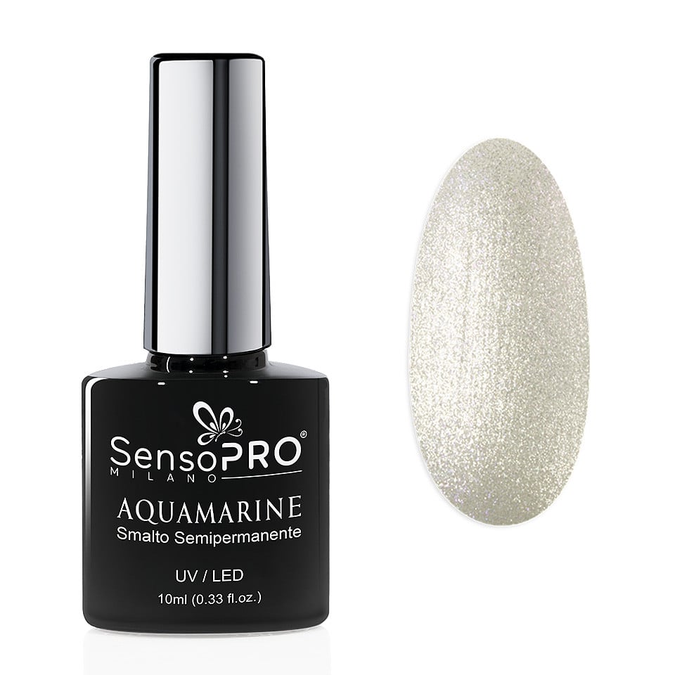 Oja Semipermanenta Aquamarine SensoPRO Milano 10ml, Pearl Opulence - 2 | YEO