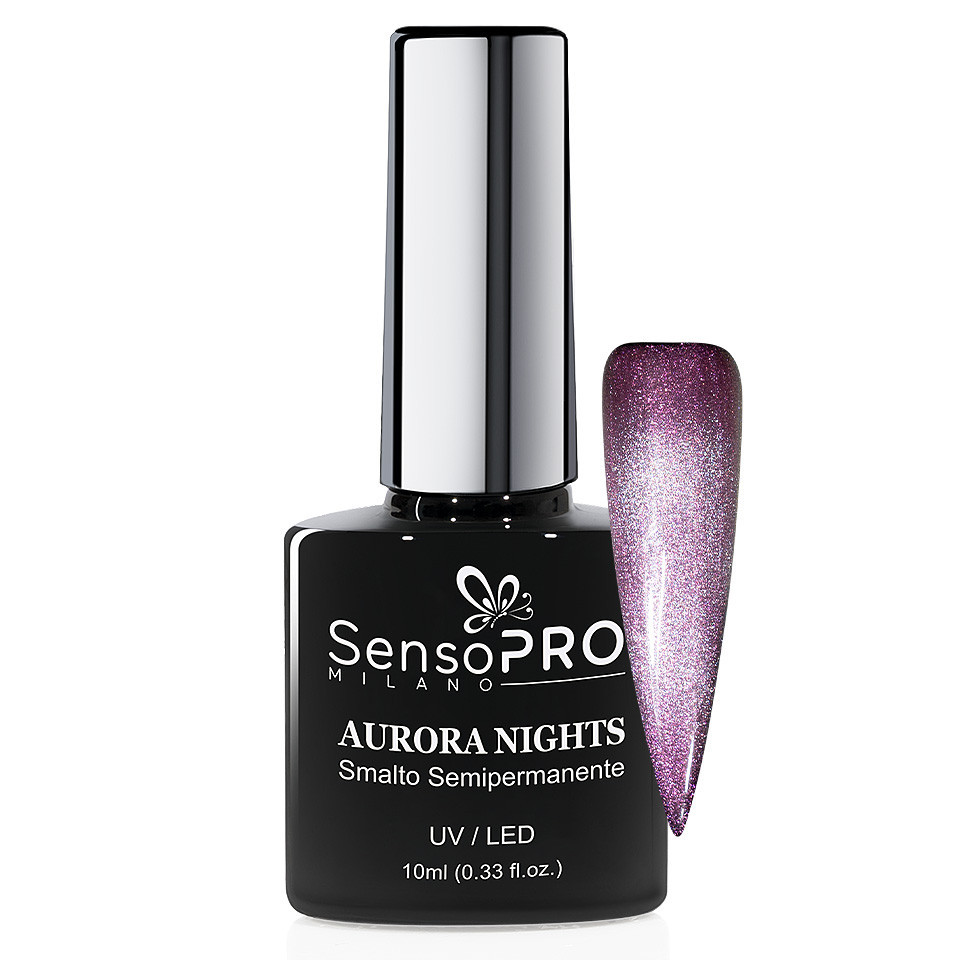 Oja Semipermanenta Aurora Nights SensoPRO Milano 10ml, Early Shine 11