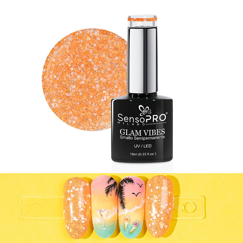 Oja Semipermanenta Glam Vibes SensoPRO Milano 10ml, Maize Princess #02 - 1 | YEO