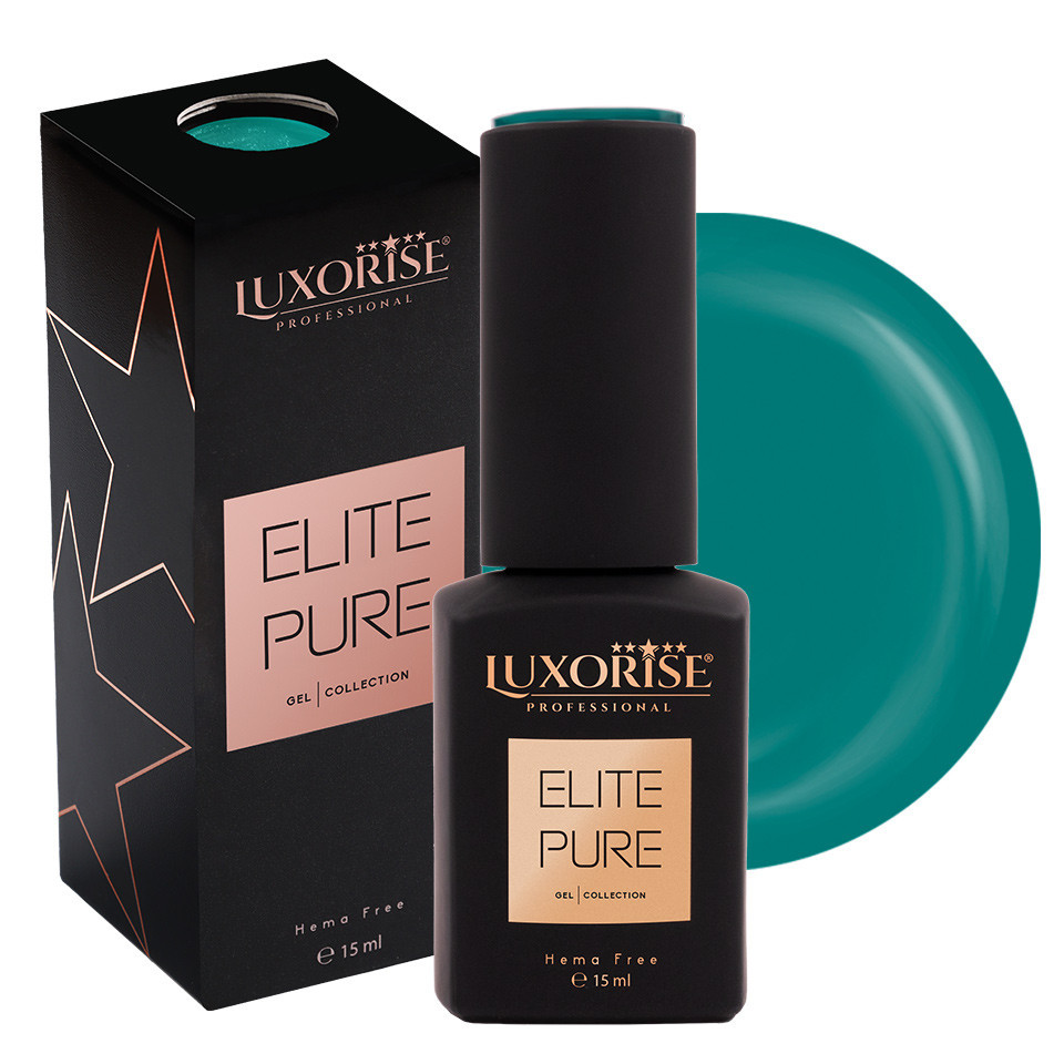 Oja Semipermanenta Hema Free LUXORISE ELITE PURE- Opulent Teal, 15ml