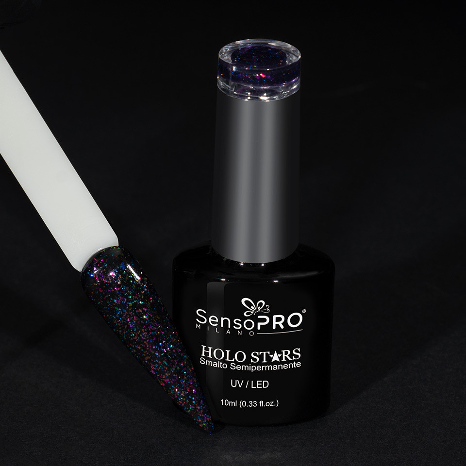 Oja Semipermanenta Holo Stars SensoPRO Milano 10ml, Cosmic Lavender #18 - 2 | YEO