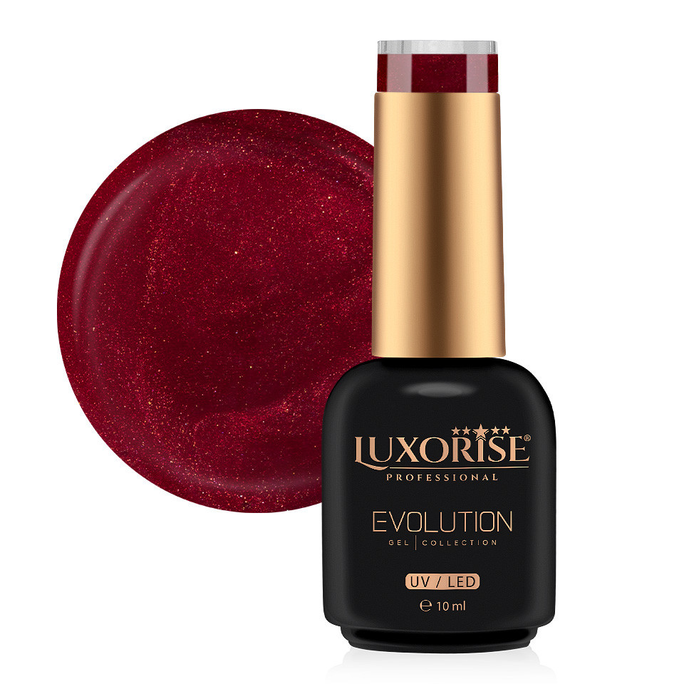 Oja Semipermanenta LUXORISE Evolution, Lady in Red - Ruby Red 10ml