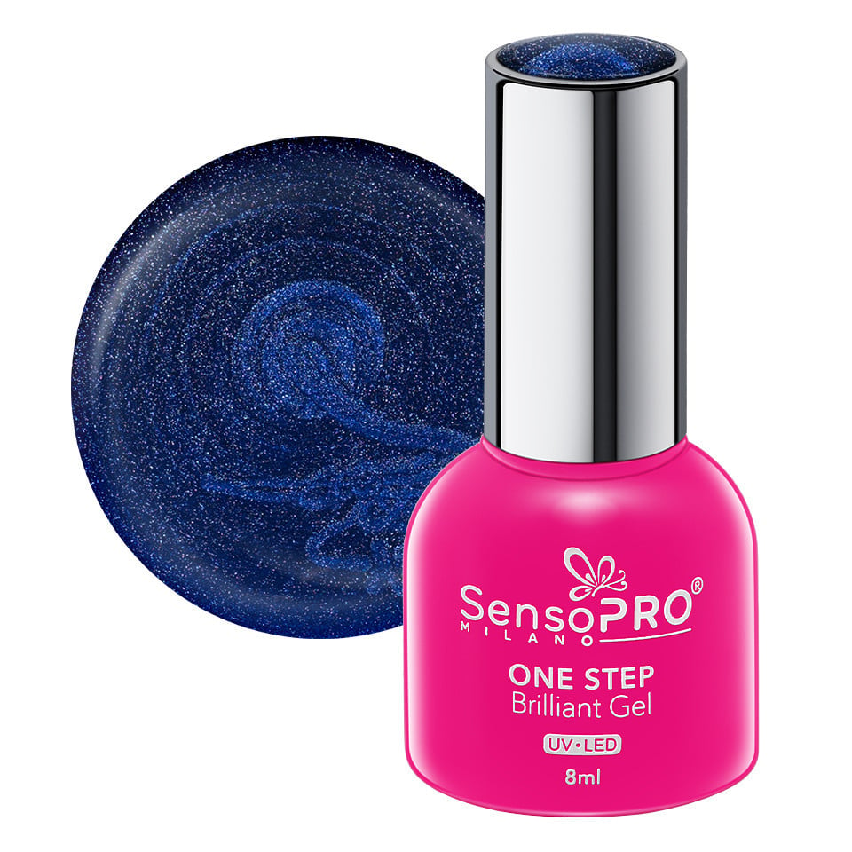 Oja Semipermanenta One Step Brilliant Gel SensoPRO Milano 8ml, Holiday Glaze #96