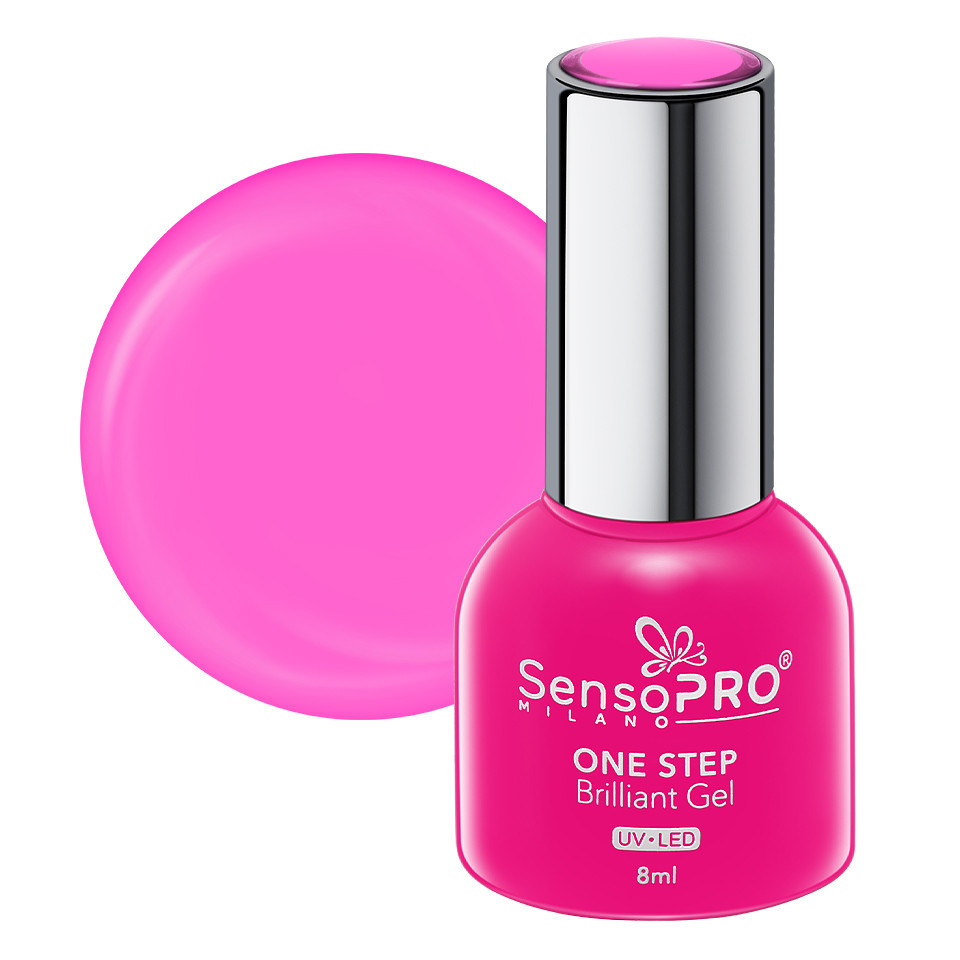 Oja Semipermanenta One Step Brilliant Gel SensoPRO Milano 8ml, Orchid Party #120