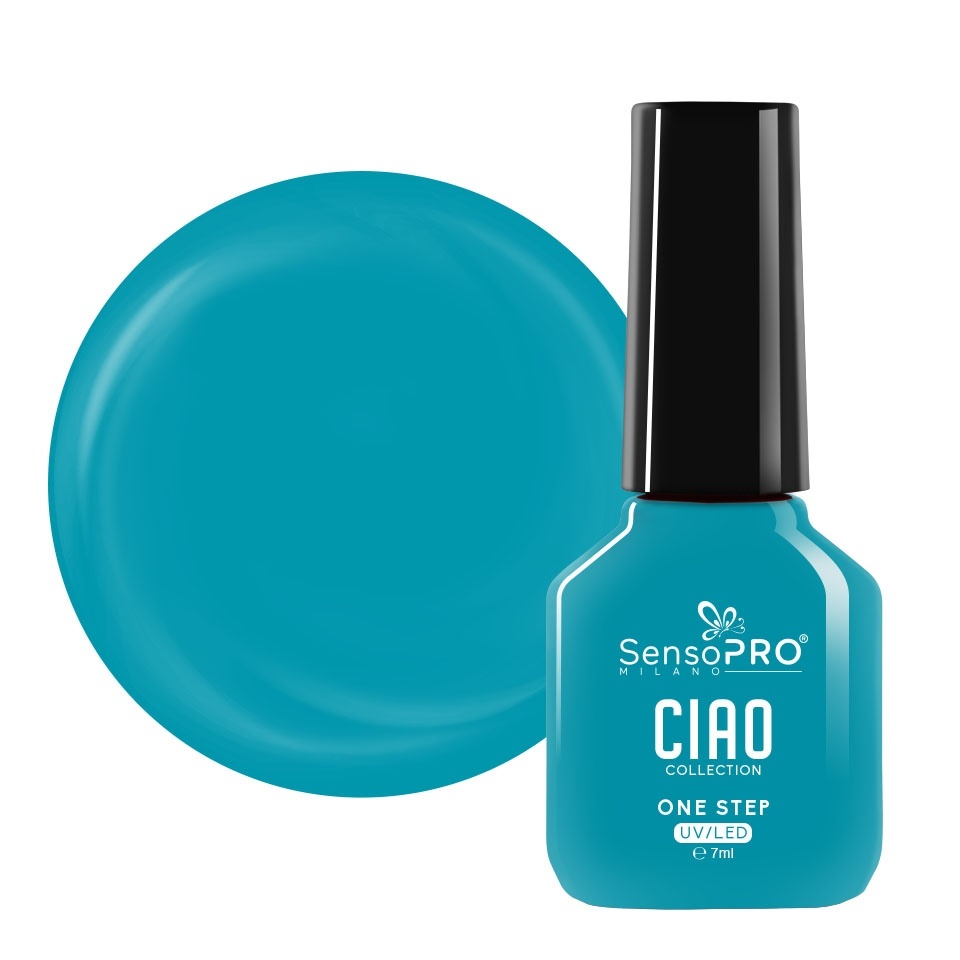 Oja Semipermanenta One Step SensoPRO Milano, CIAO Collection - Celestial Teal 7ml