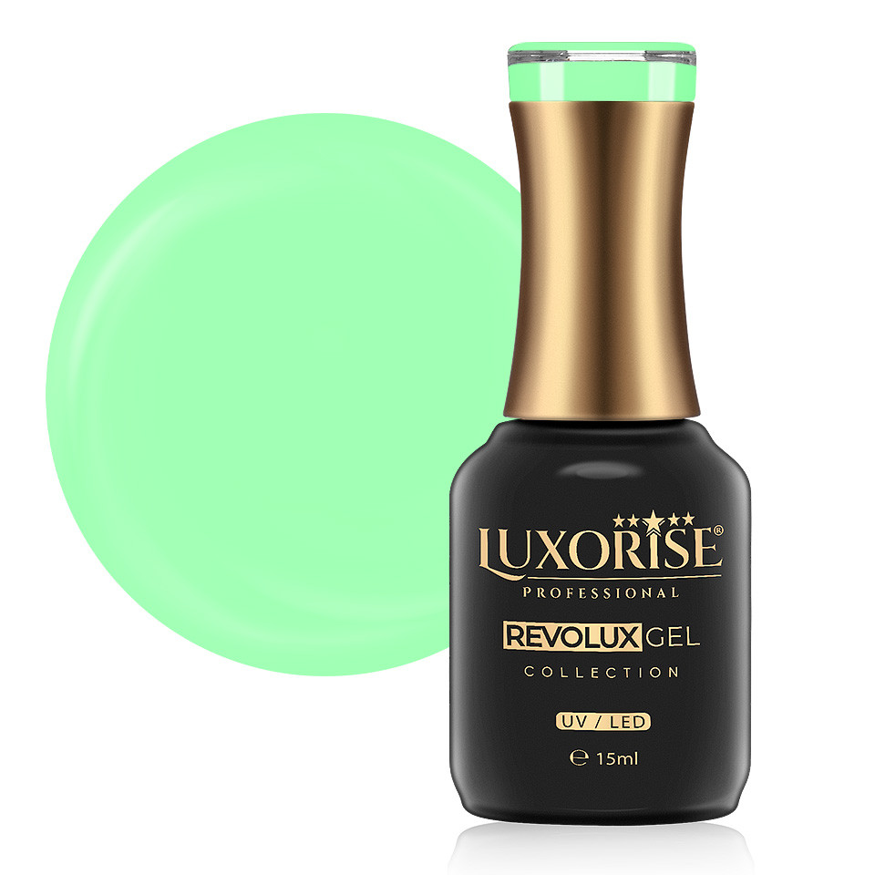 Oja Semipermanenta Revolux LUXORISE, Atomic Green 15ml