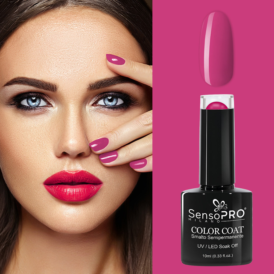 Oja Semipermanenta SensoPRO Milano 10ml - 021 Flick Fuchsia - 2 | YEO