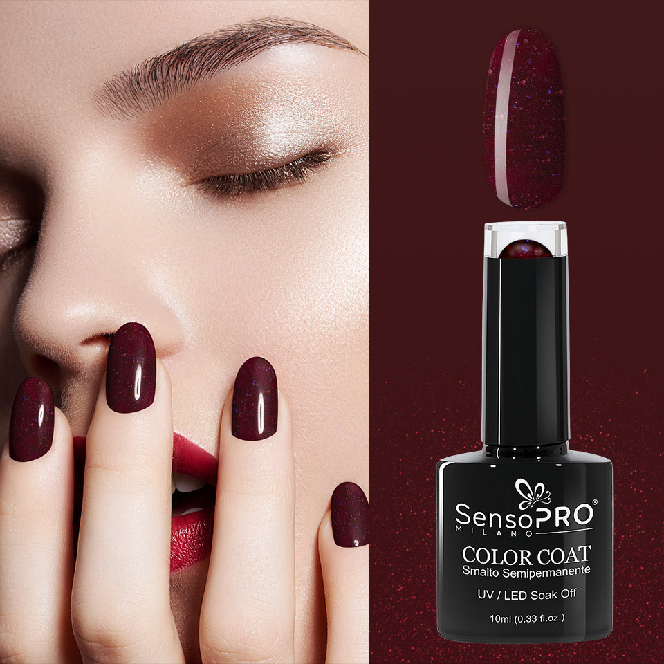 Oja Semipermanenta SensoPRO Milano 10ml - 026 Sparkle Red - 1 | YEO