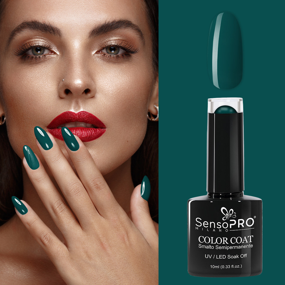 Oja Semipermanenta SensoPRO Milano 10ml - 109 Dark Emerald - 2 | YEO