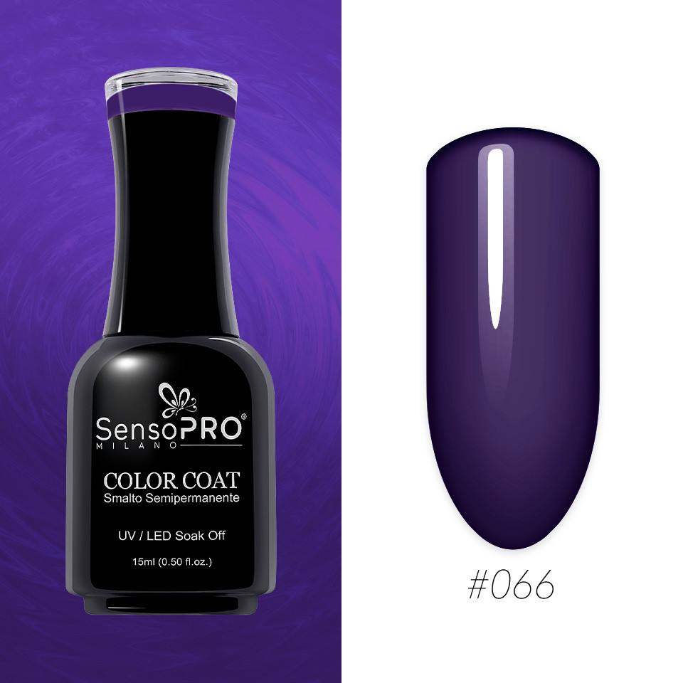 Oja Semipermanenta SensoPRO Milano 15ml, Imperial Purple #066 - 1 | YEO