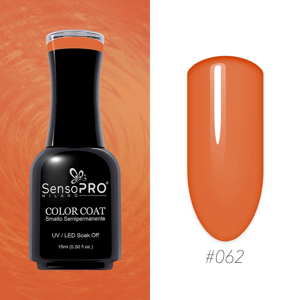 Oja Semipermanenta SensoPRO Milano 15ml, So Hot #062 - 1 | YEO