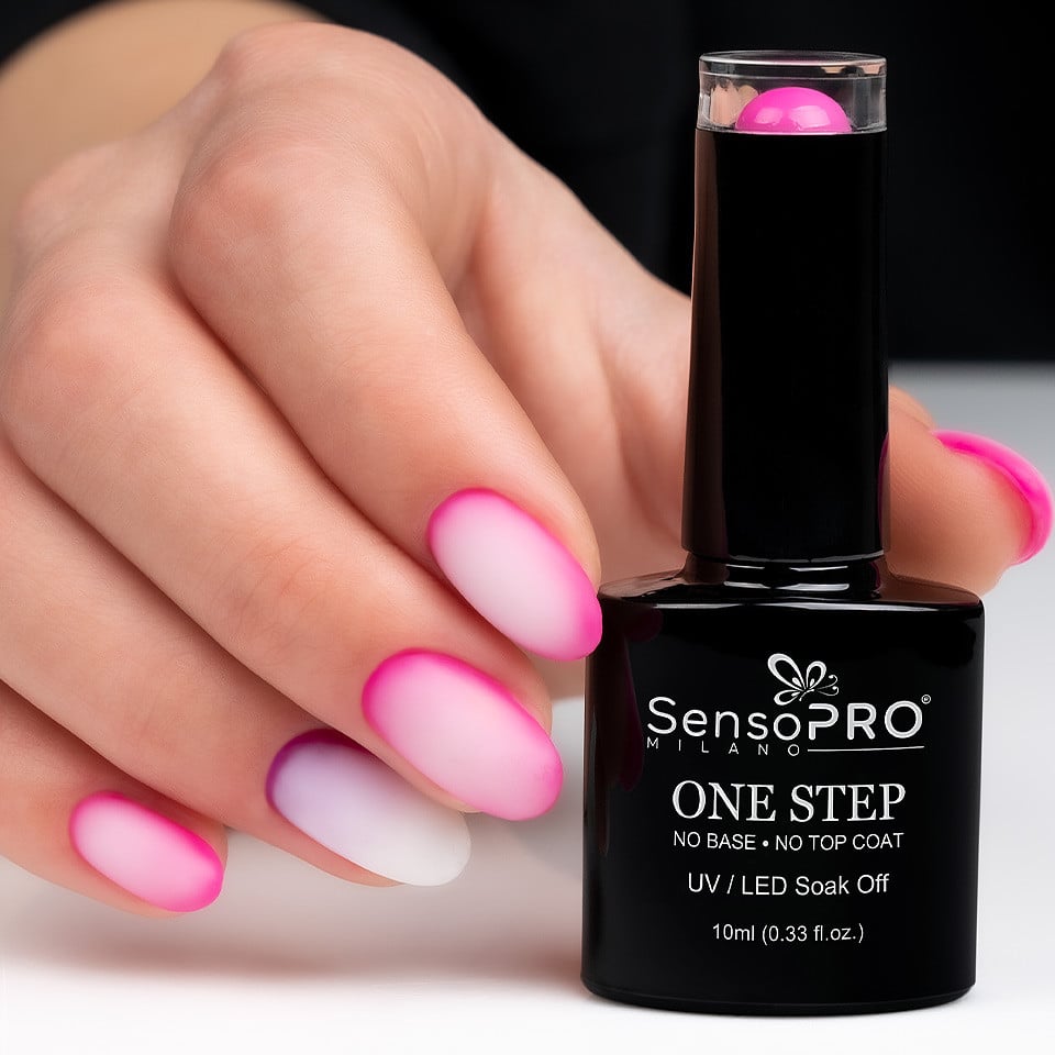 Oja Semipermanenta SensoPRO Milano One Step 10ml culoare Roz - 040 Fuchsia Wonder - 2 | YEO