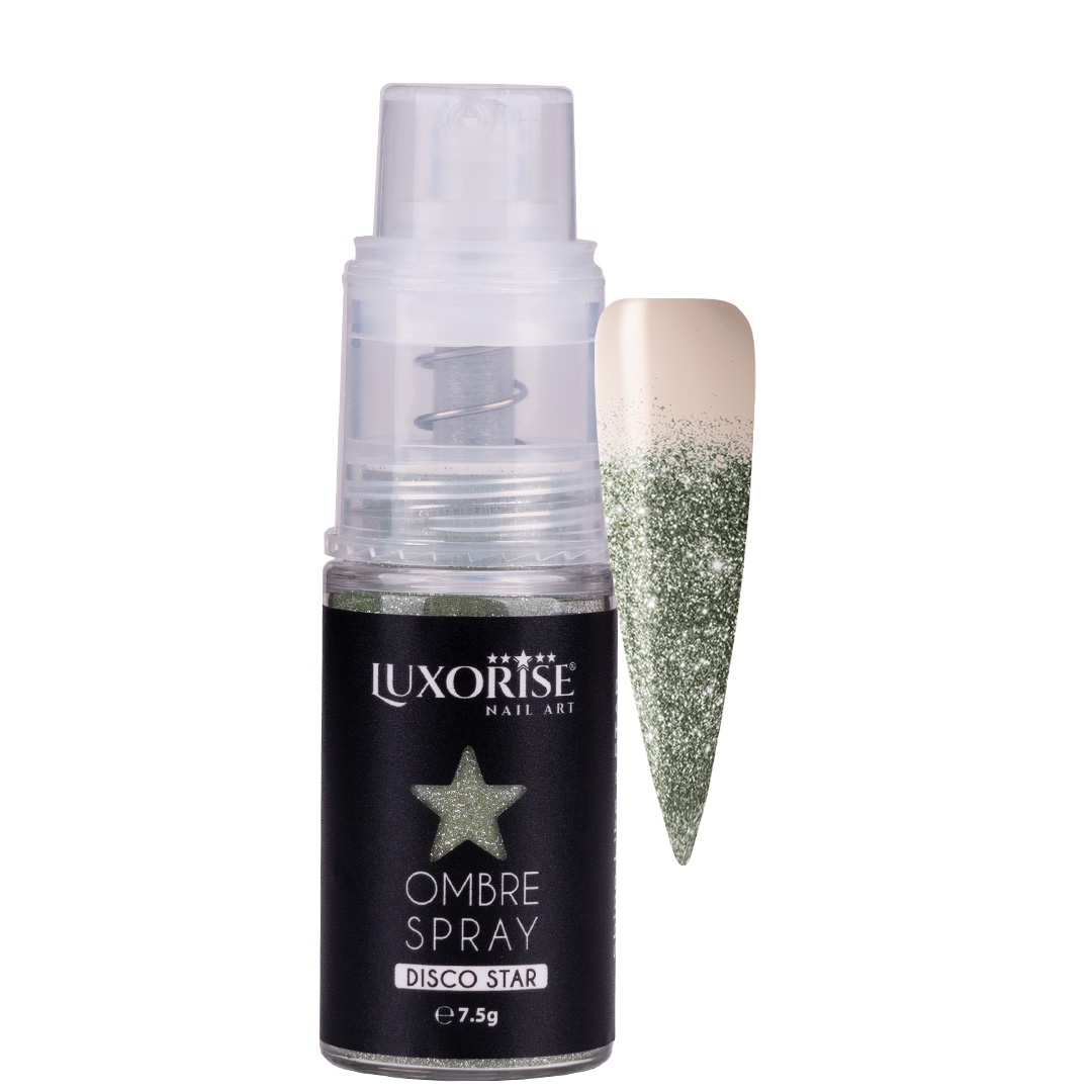 Ombre Spray Nail Art LUXORISE Disco - Lime Burst