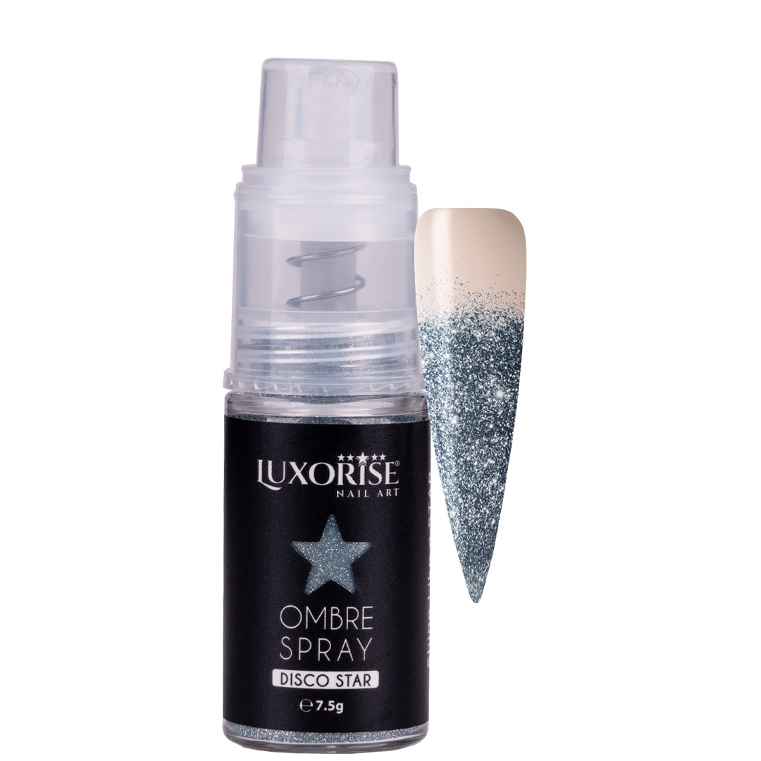 Ombre Spray Nail Art LUXORISE Disco - Tropical Blue