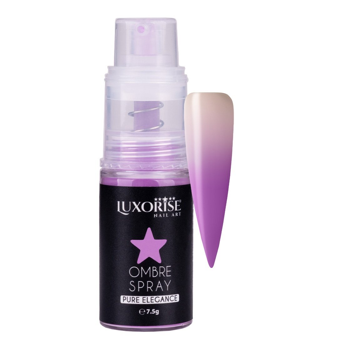 Ombre Spray Nail Art LUXORISE Pure Elegance - Purple