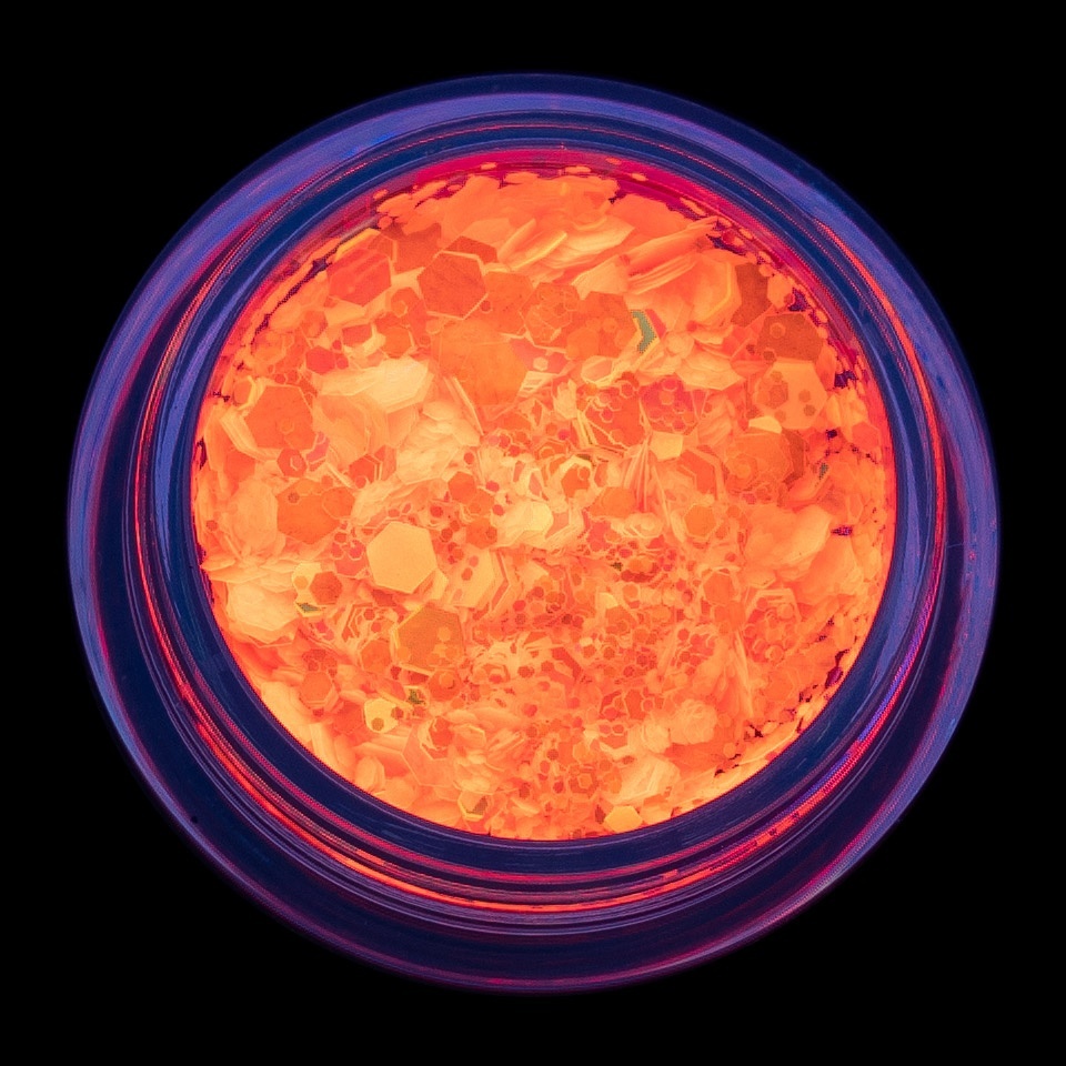 Paiete Unghii Neon Fluorescent LUXORISE, Hot Orange - 3 | YEO
