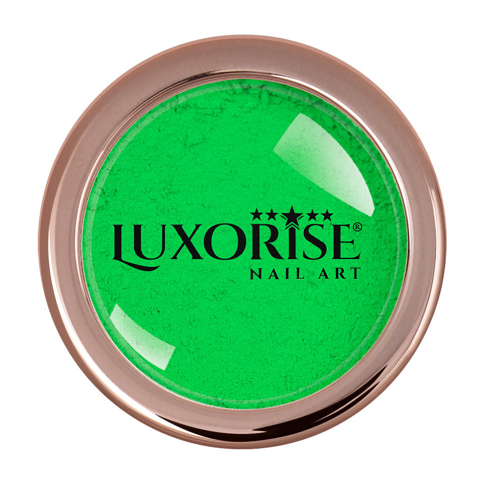 Pigment Unghii Neon LUXORISE, Green - 3 | YEO