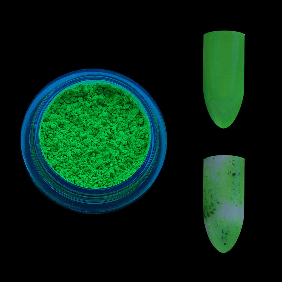 Pigment Unghii Neon LUXORISE, Green - 1 | YEO