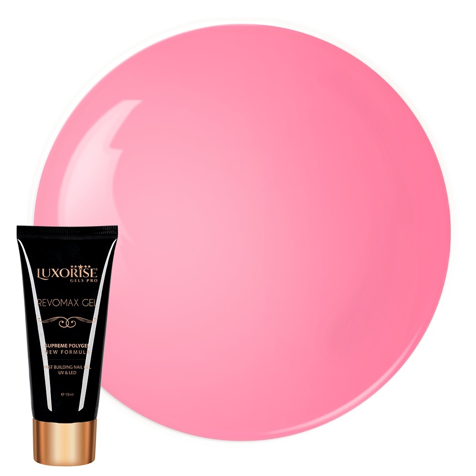 Polygel REVOMAX GEL LUXORISE Candy Pink, 30ml