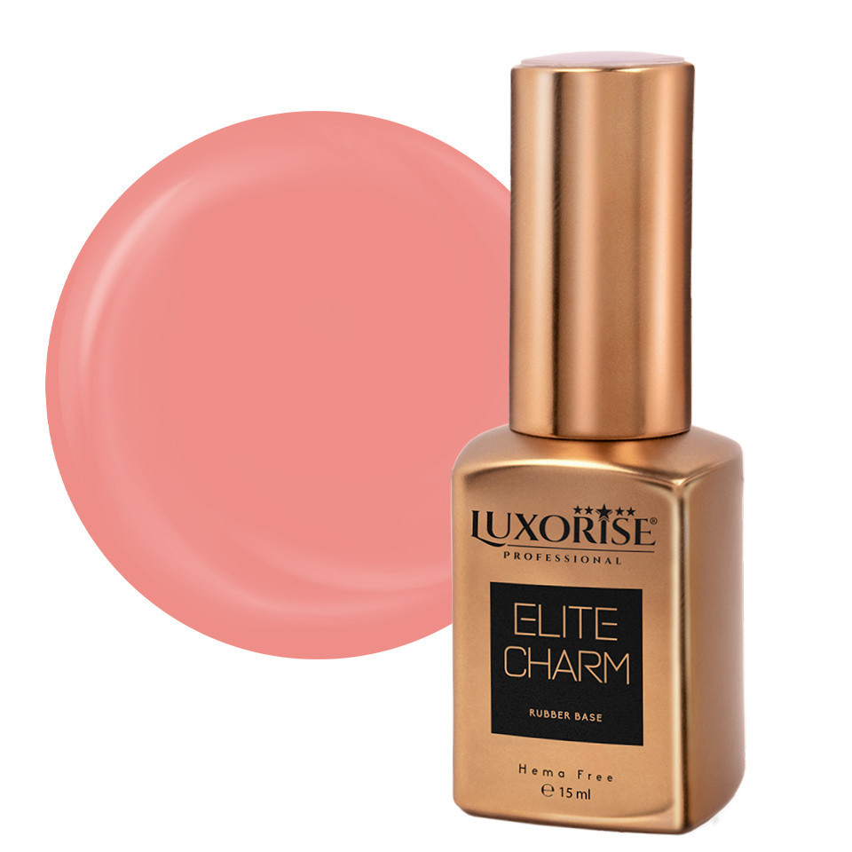 Rubber Base Hema Free LUXORISE ELITE CHARM - Rich Nude 15ml