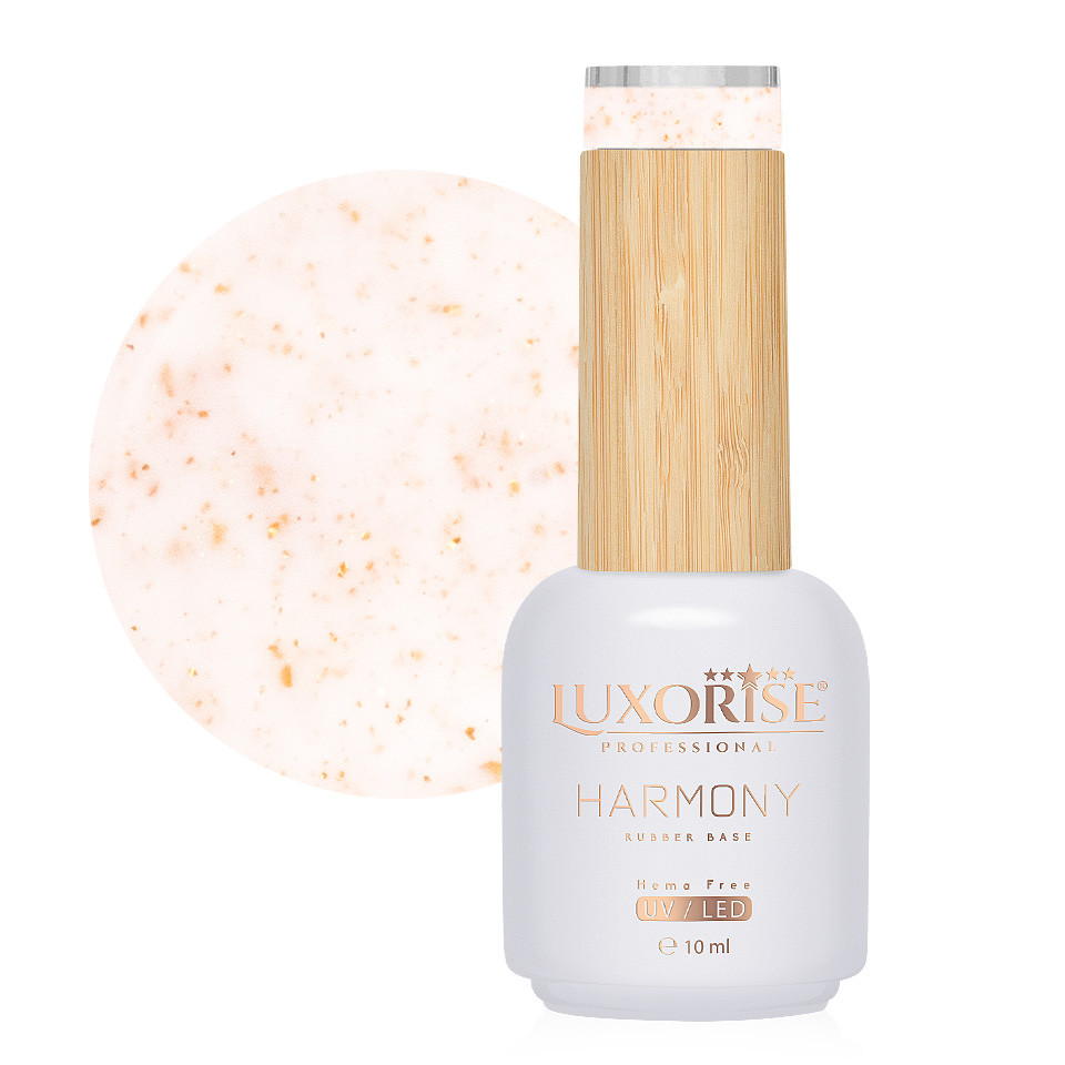 Rubber Base Hema Free LUXORISE Harmony - Rose Sparkle 10ml