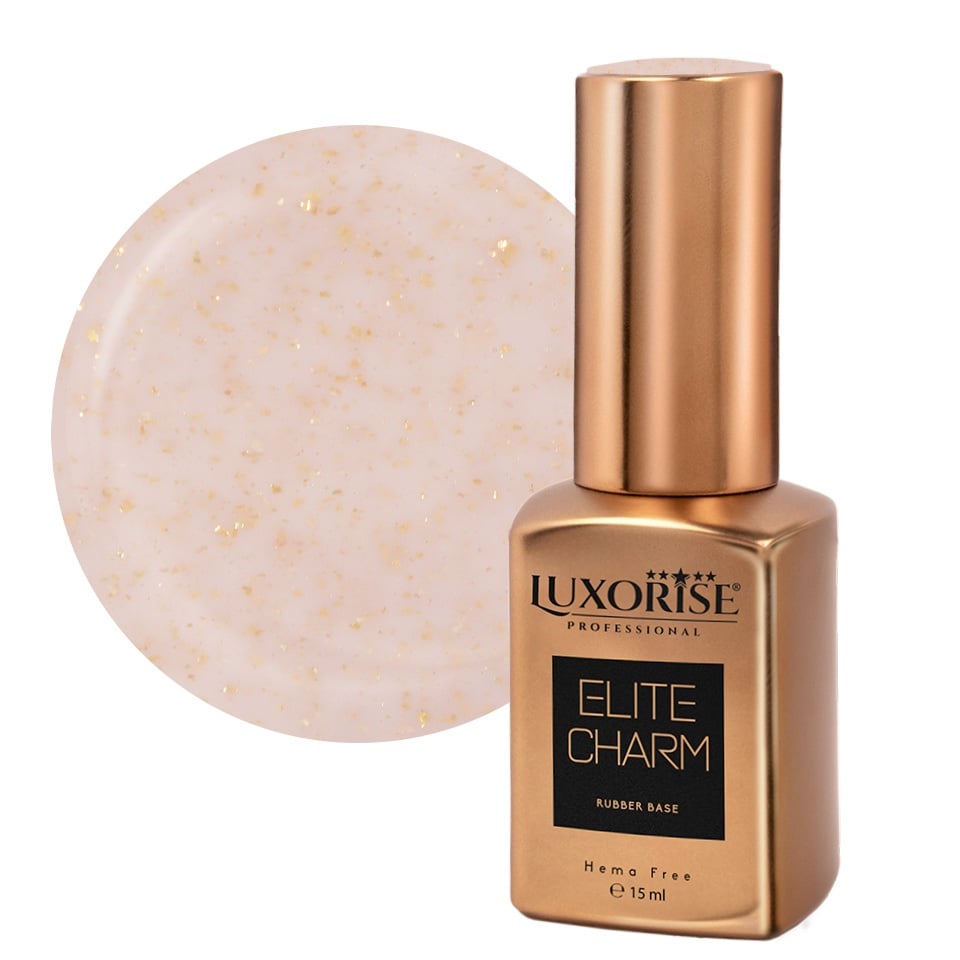 Rubber Base LUXORISE Elite Charm - Almond Mist 15ml