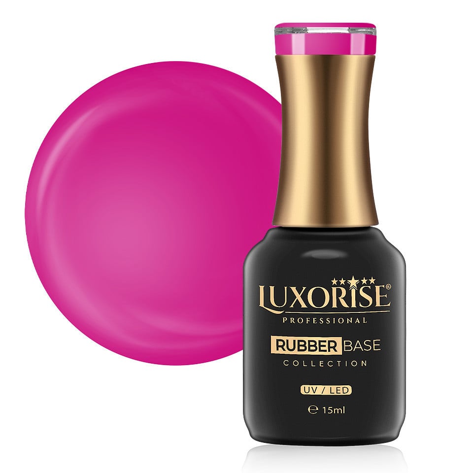 Rubber Base LUXORISE Neon City Collection - Fuchsia 15ml