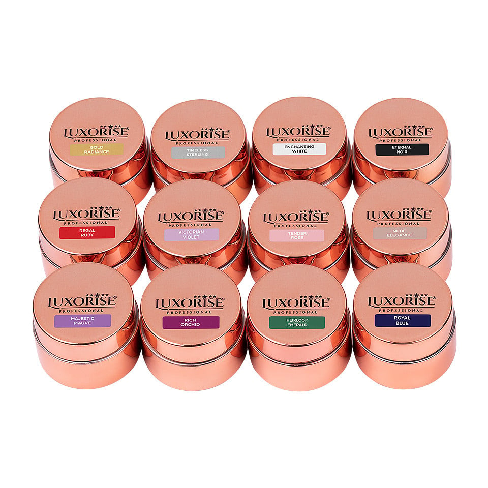 Set 12 Geluri UV Colorate LUXORISE, Timeless Beauty - 3 | YEO